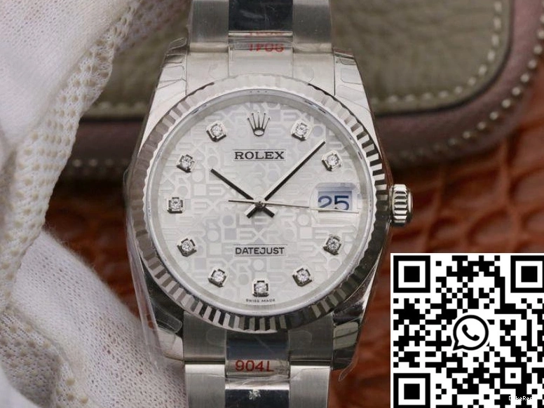 Datejust AR Dial Diamond-printed Factory Rolex 116234 36MM 0408